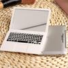 Handheld Cosmetic Mirror Mini Laptop Mirror, Pocket Size Shaped Makeup Portable Small Foldable Vanity Folding Computer for Dollhouse Accessory, Travel