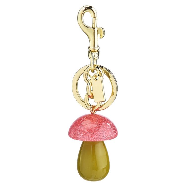 Unique Cartoon Mushroom Pendant Keychain Handmade Keyring Trendy Bag Ornament for Fashion Enthusiasts and Students