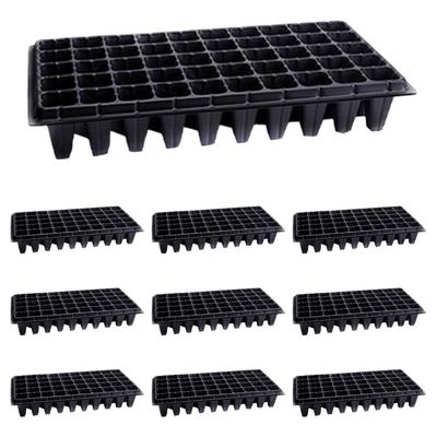 10 Pcs 50 Cell Starter Planter Plant Propagation Containers Cell Seedling Trays Tomato Germination Garden Nursery Sapling