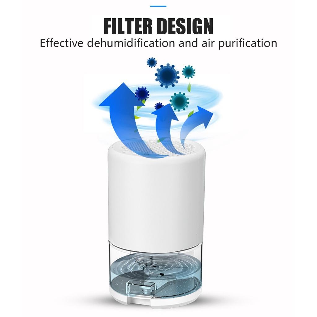 3 IN 1 45W Recyclable Air Dryer Air Cleaner for Home Wardrobe 1000ml Water Tank Home Electric Air Dehumidifier