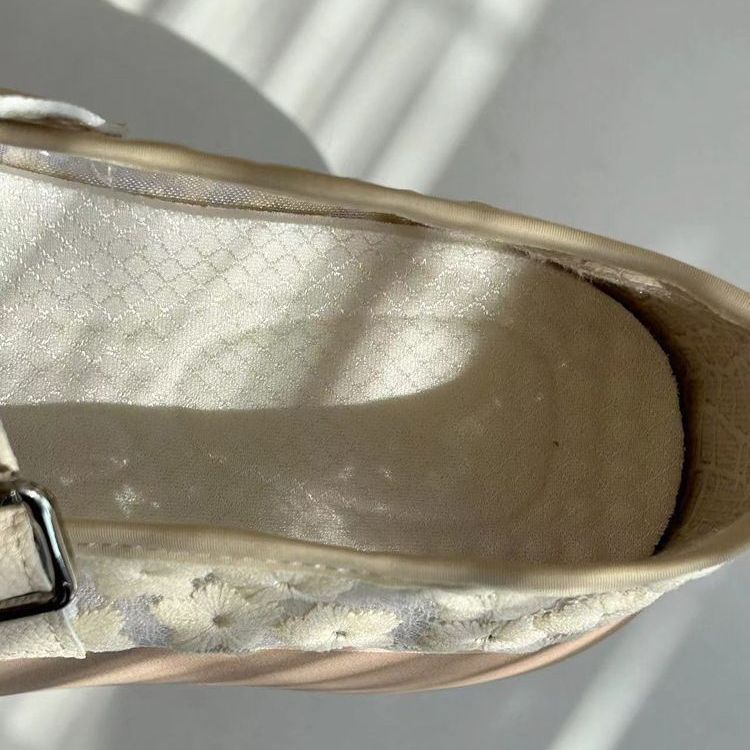 Shallow Mary Jane Women's Shoes Thick-soled Heightening Muffin Shoes Mesh Yarn Breathable Hollow Literary Sandals Summer New