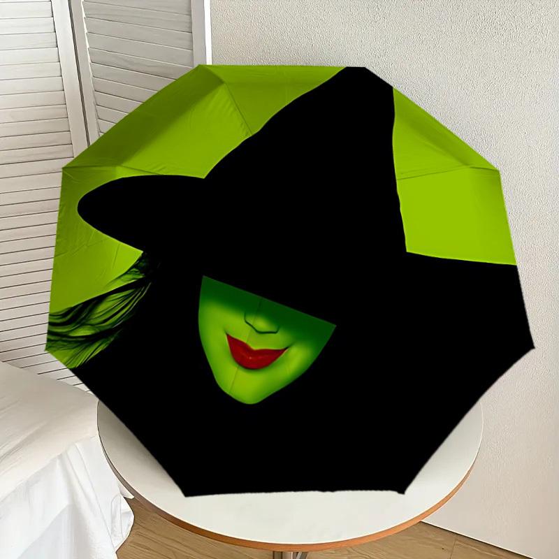 1pc Wicked Automatic Folding Umbrella, Portable Collapsible Design, Casual Outdoor Accessory L1127046