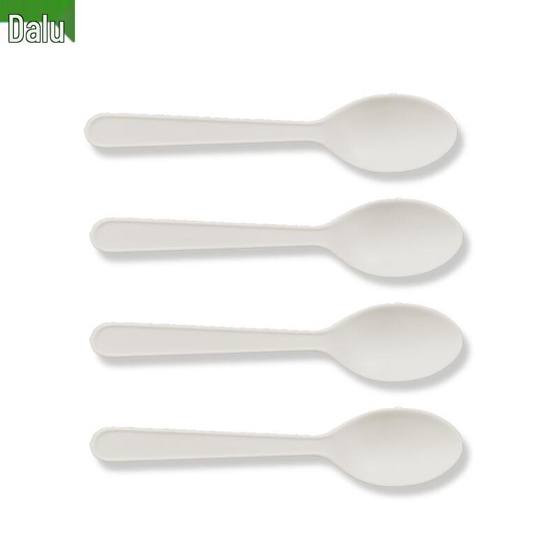 

DaLü Eco-Friendly Biodegradable Disposable Spoons