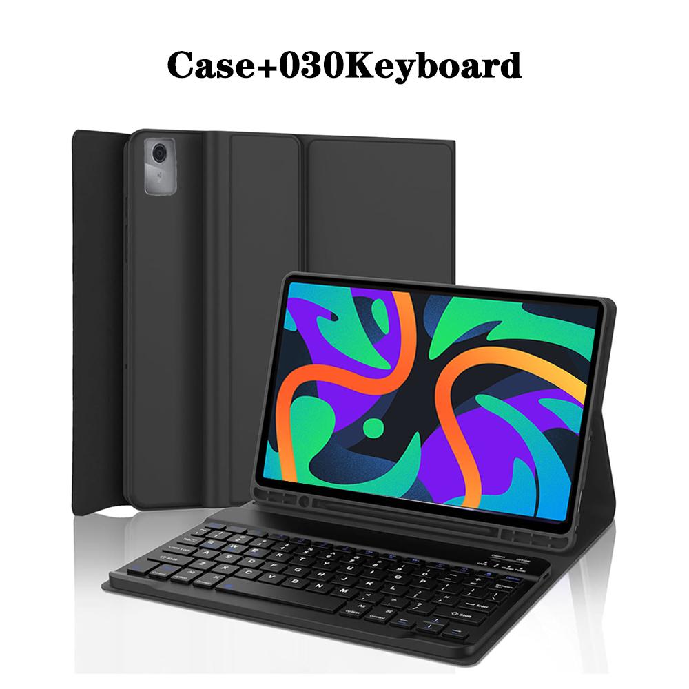 Étui pour tablette Xiaoxin Pad 11 pouces, Étui avec clavier détachable pour Tab M11 / Idea Tab 11  avec emplacement pour stylet Lenovo 11 inch&Spanish