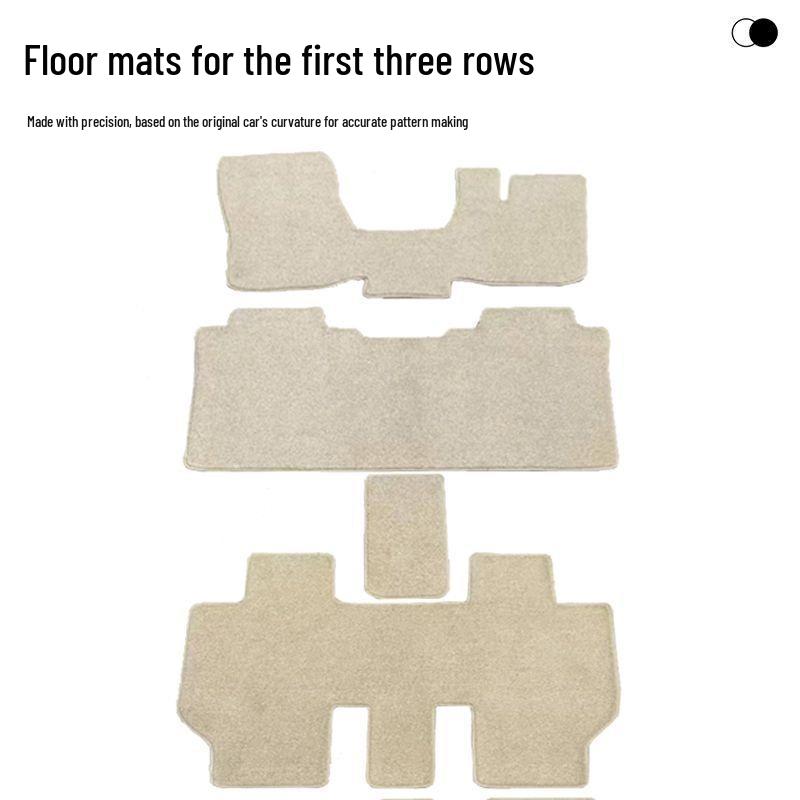 Toyota Previa Floor Mats: Imported Carpets for Second & Third Row, Custom Middle Row Interior Modification