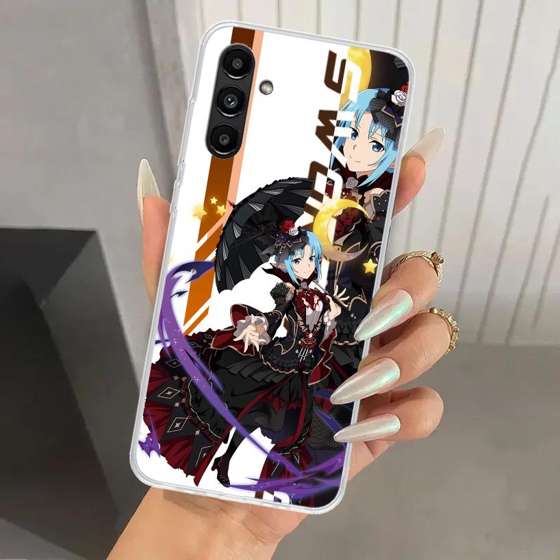 Anime Sword Art Online SAO Phone Case for Samsung Galaxy A17 A16 A37 A26 A36 A57 A56 A15 A25 A35 A55 A14 A24 A34 A54 A13 A23 A33