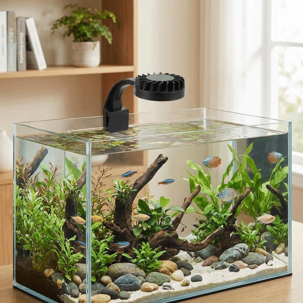 High Brightness LED Fish Tank Light USB Charging Fish Clip Light Aquatic Plant Lighting