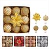 Creative 8cm Christmas Ball Set Foam Gift Ball Xmas Tree Hanging Christmas Decorations Xmas Baubles Xmas Ornament Ball