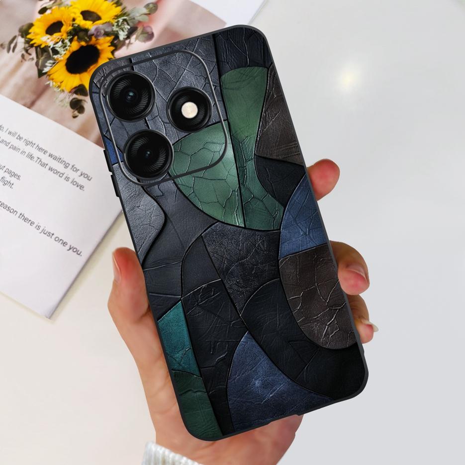 For Tecno Spark 20C Case BG7n BG7 Stylish Painted Cover Soft TPU Matte Phone Case For Tecno Spark 20 Pro Plus Spark20 20C Bumper