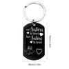 Personalized Key Holder for Close Partner Custom Engraving Key Rings Accessories