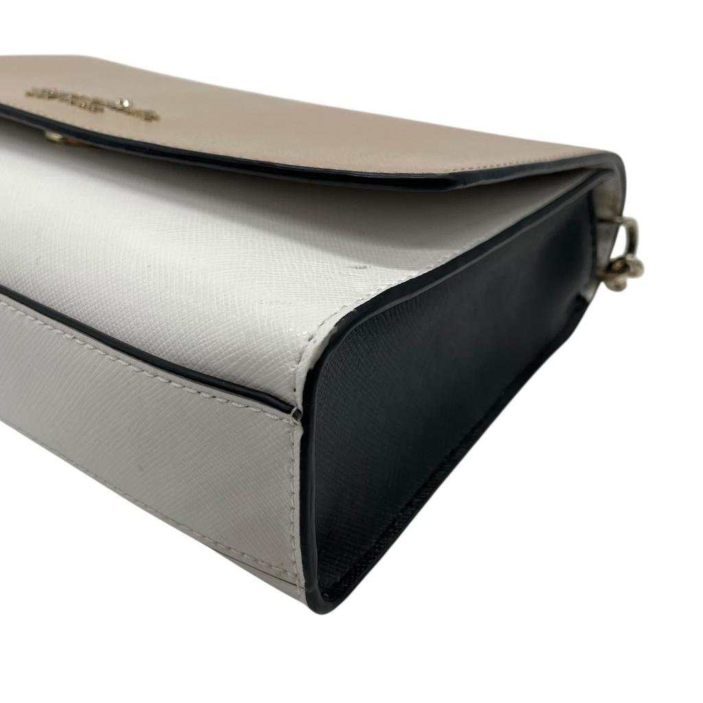 Used Kate SpadeHandbag beige/white PVC Women