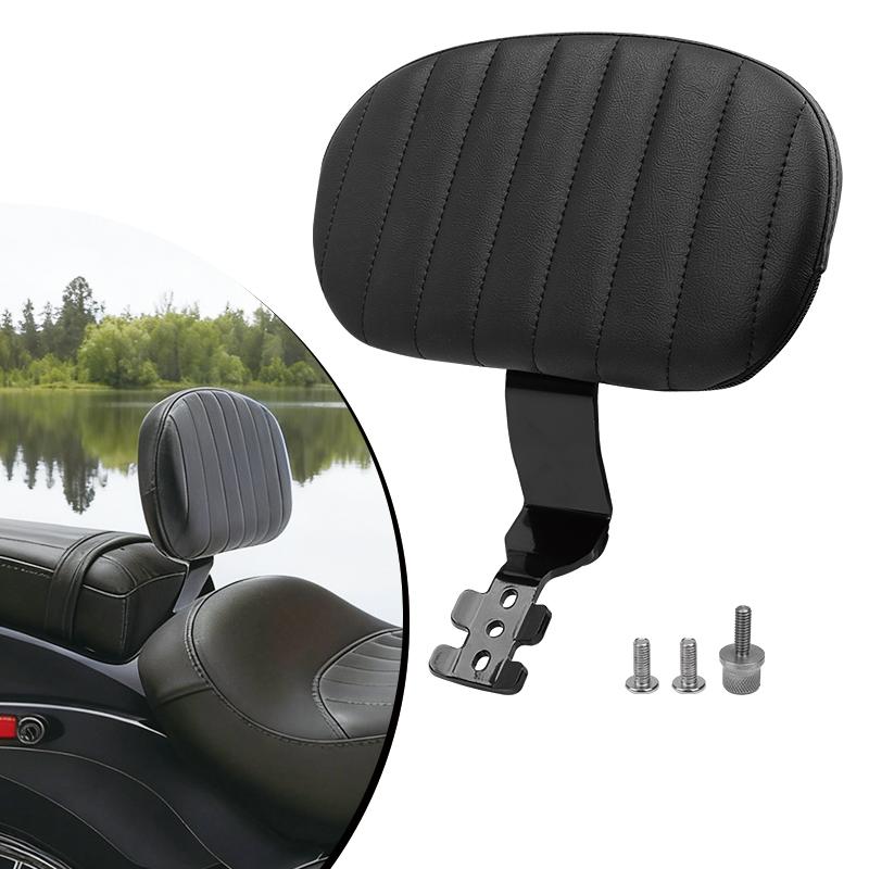 

Новый стиль Подушка спинки переднего сиденья мотоцикла Спинка водителя Подходит для Harley Softail Slim Standard Street Bob 2018-позже чёрный