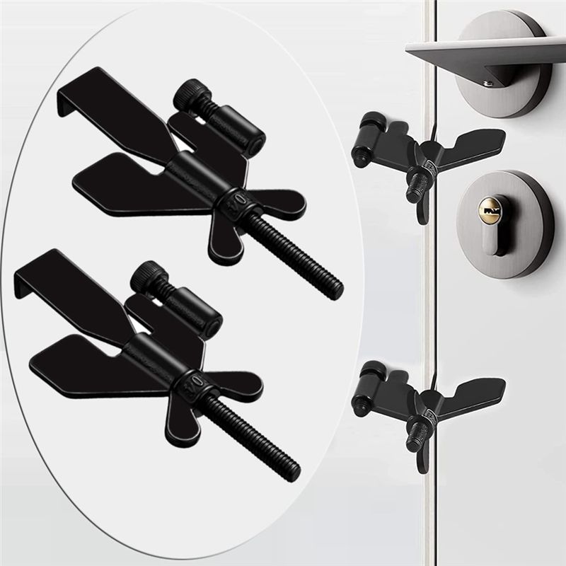A89X Portable Door Lock Upgraded Adjustable Lock for Additional Privacy and Safety in Hotel Home and Apartment Prevent Entry