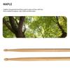 1 Pair Drum Sticks Wood Instrument Accessories Classic Drumsticks  Drum