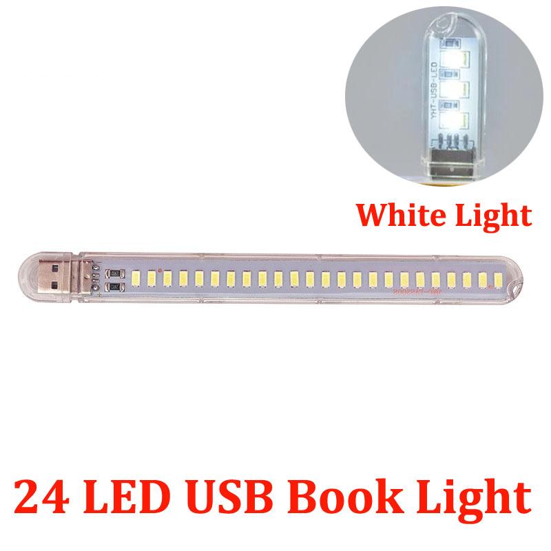 USB Plug LED Book Light Bulbs Mini LED Night Light Eye Protection For Reading Books Laptop Power Bank Charging Bed Desk Lamp