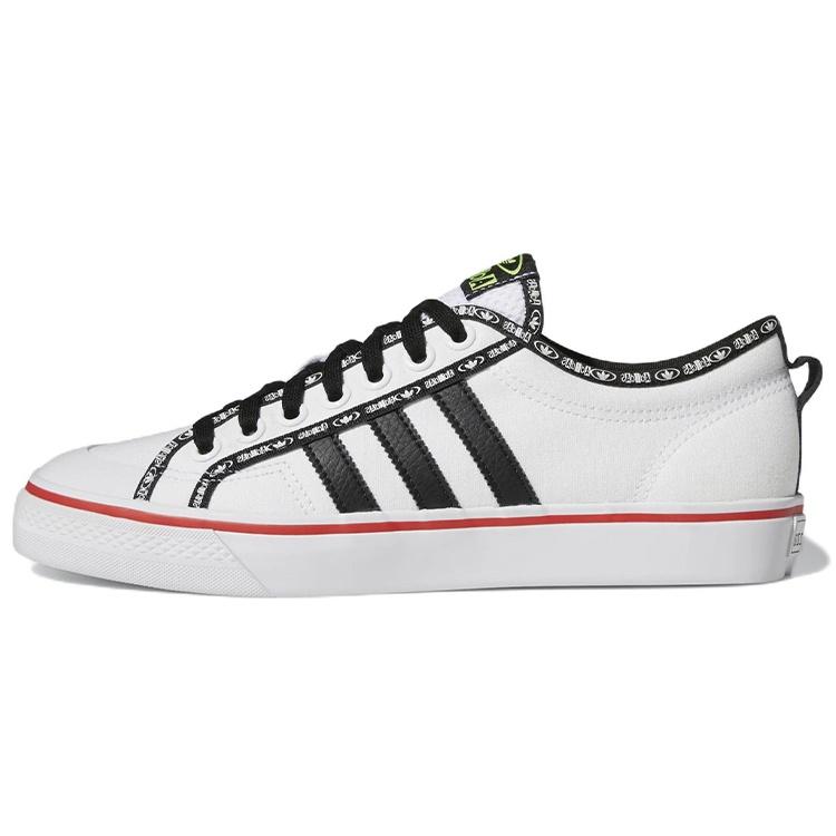 adidas Nizza  White Vivid Red  Men s GX6093 EU 44