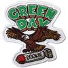 Green Day Dookie Woven Eagle Iron On Patch