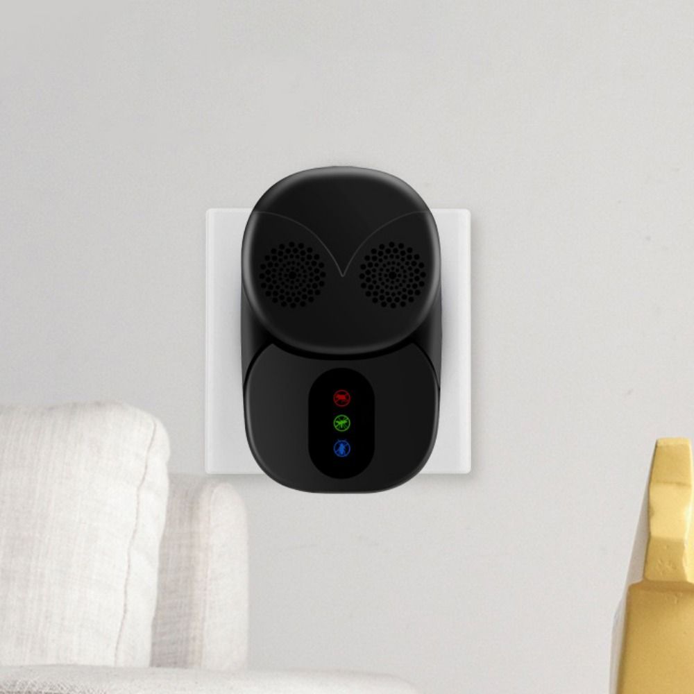 AI Smart Chip Ultrasonic Rodent Repeller Cyclical Frequency Pest Repeller Outdoor Use