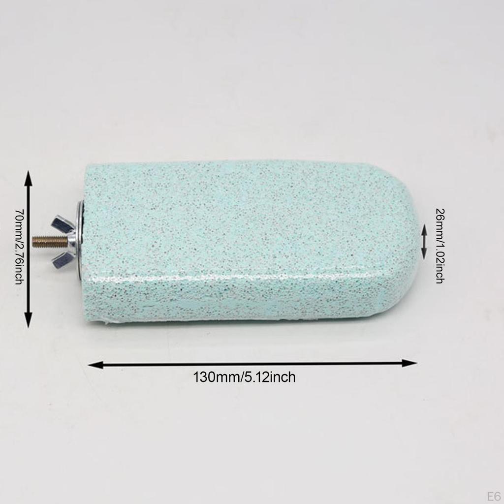 Vogelstange Trimmer Schnabel Schleifstein Papageienständer für Nagelschnitte Kanarienvögel Kleine Mittelgroße Vögel