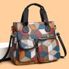 Retro bag, soft leather, fashionable fashion item, double pocket, single shoulder, diagonal cross bag