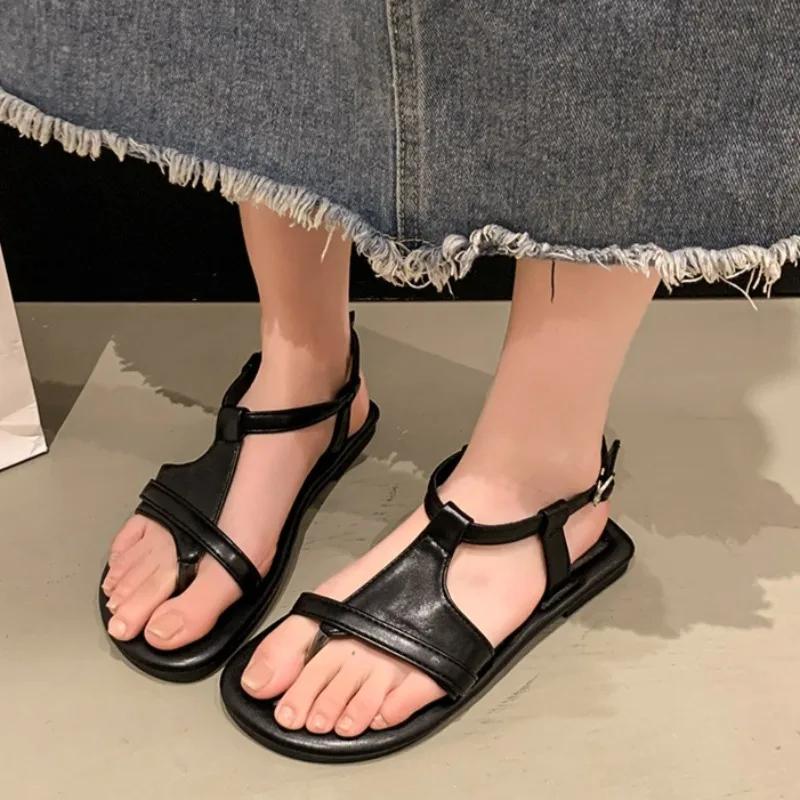 Fashion Fairy Wind Flip-flops Women Spring and Summer New French Casual Fashion All Comfortable Non-slip Flat Beach Shoes
