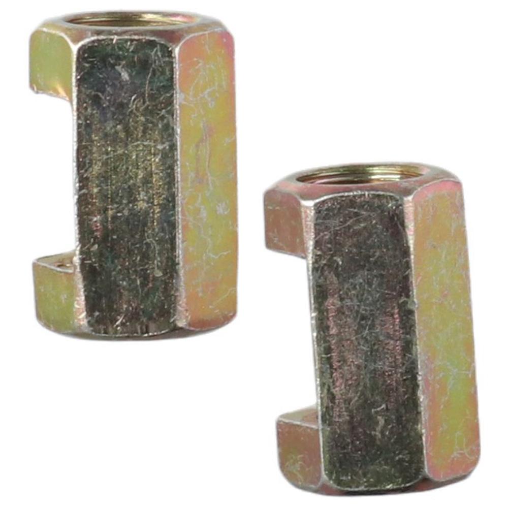 

10 Pcs Plating Iron M10 Thread 25mm Coupling Nut Open Nut Lamp Pipe DIY Ceiling Light