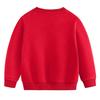 Paw Patrol Boys' 2025 Autumn Korean Style Plus Velvet Hoodie - Round Neck Pullover