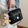 2025 Spring New Xiaoxiangfeng Trend Small Bag Fashion Versatile Premium Textured Women's Rhombus Shoulder Crossbody Bag