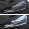 For Tesla Model 3 Y 2017- TPU Modified Black color-changing film Blackened Headlight Taillight Foglight Protective Film