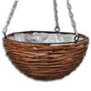 Hangmand - Set van 4 rond - 25 x 13 cm - Lekvrije plastic bodem - Metalen ketting en frame