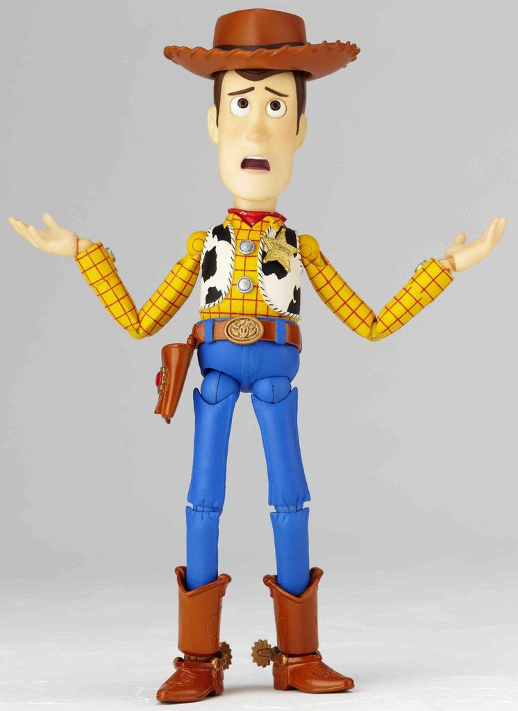 Revoltech Pixar Figursamling 005 Toy Story Woody