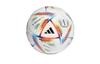 adidas Size 1 Soccer Ball TPU Seamless Thermal Bonding Unisex White/Sky Blue/Neon Red/Yellow H57793
