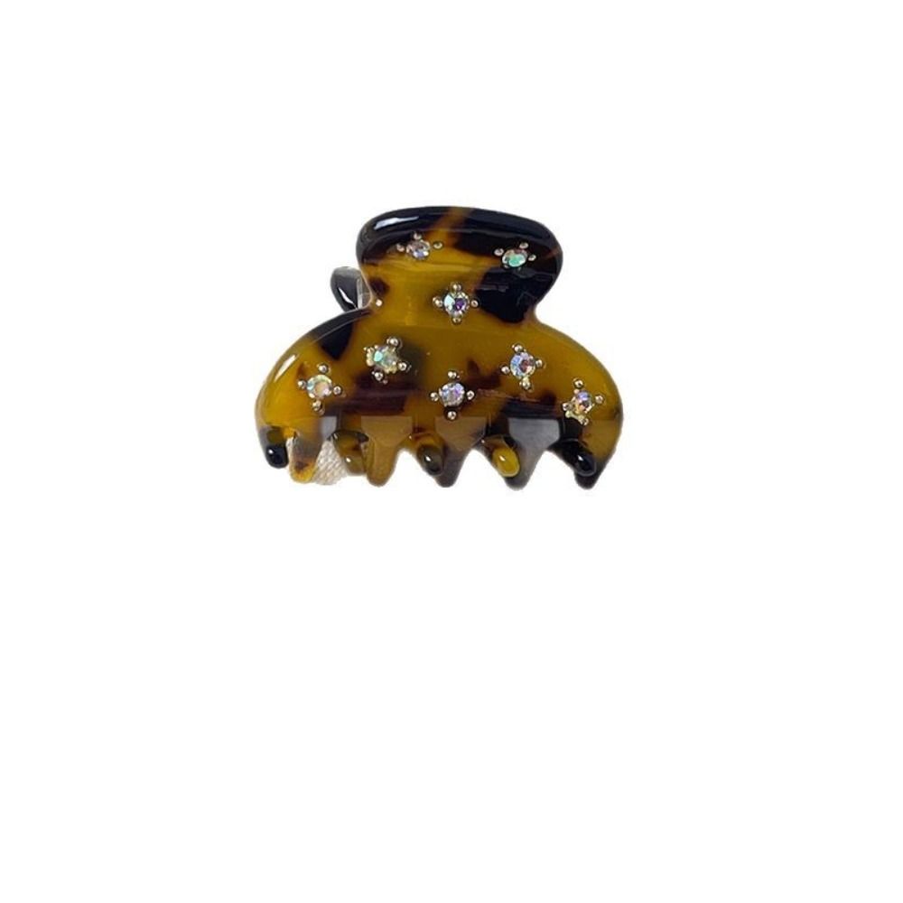 

Crystal Acetate Hairpin Acetic Acid Mini Hair Claw Creative Rhinestone Hair Clip Girls Style 5