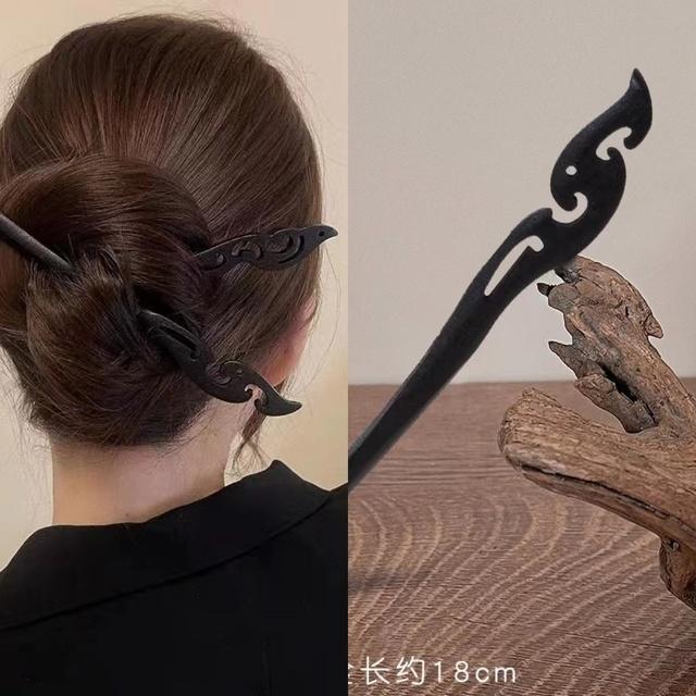 AISHG Retro Haarspangen Nadeln Damen Holz Haarstäbe Natürlich Essstäbchenförmige Haarnadel Klassisch Ethnisch Mädchen Haarschmuck Schmuck