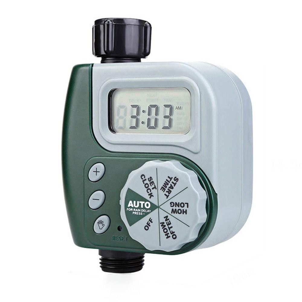 

Digital Display Programmable Hose Timer Multifunctional Sprinkler Timer Yard Lawn сірий