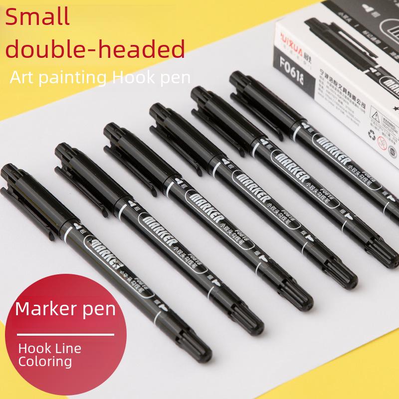 Children's Double-Headed Permanent Marker and Oil Pen Set
