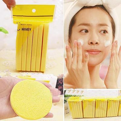 12 stuks Gecomprimeerde Gezichtsreinigings Was Spons Stok Zachte Gezichtsmake-up Pads