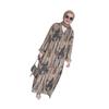 Middle East Arabian Women's Summer New Fashion Casual Printing V-Neck Single-breasted Shirt Dress