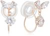 BLOOM [Official] Women's K10 Pink Gold Earrings with Cubic Zirconia, 0281-0702-0038-0000