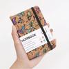 PU Leather A6 Notebook Printed Pattern Writing Book Portable Diary Book  Gift