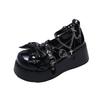 Punk Y2K Sweet Cool Girl Thi Bot Round Head Single Shoes Women's Fashion Flats High Heel Spring Summer New Arrival