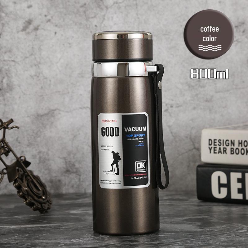 316 Stainless Steel Insulated Travel Cup - Large Capacity, Portable Tea & Water Bottle for Home and Car Use
