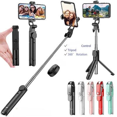 Wireless Selfie Stick Tripod Stand Bluetooth Remote Extendable Tripod for iPhone Android Mobile Phone Tiktok Live Streaming