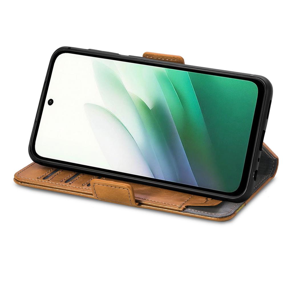 CASENEO For Xiaomi Redmi 15 5G (Global) (169mm) Phone Cases PU Leather Cover Stand with RFID Blocking Wallet