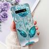Per Samsung Galaxy S10+ S10 S10e Elegante Custodia per Telefono con Motivo Floreale e Farfalle Per Samsung S10e S10 Plus S 10 4G Custodie Morbide in Silicone TPU