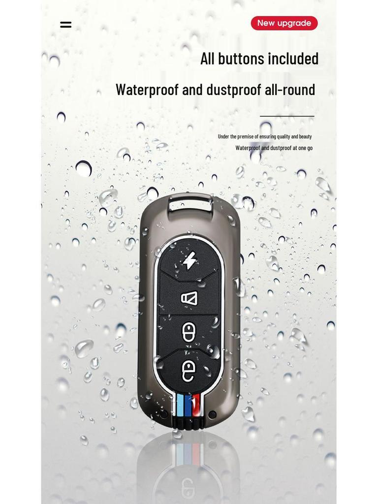 Tailg Electric Vehicle Key Cover - Weekend Red Hare Protective Shell with Remote Control Case