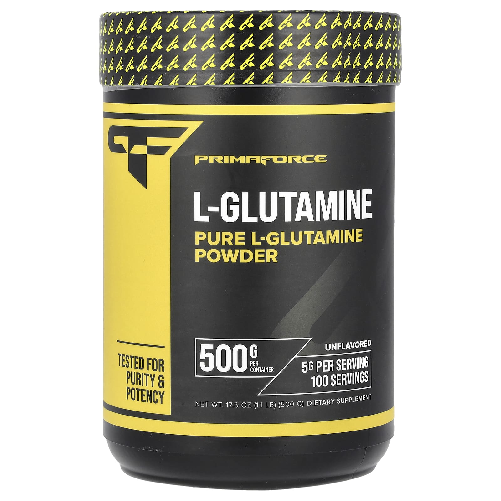 

L-Glutamine, Unflavored, 500G (1.1Lb)