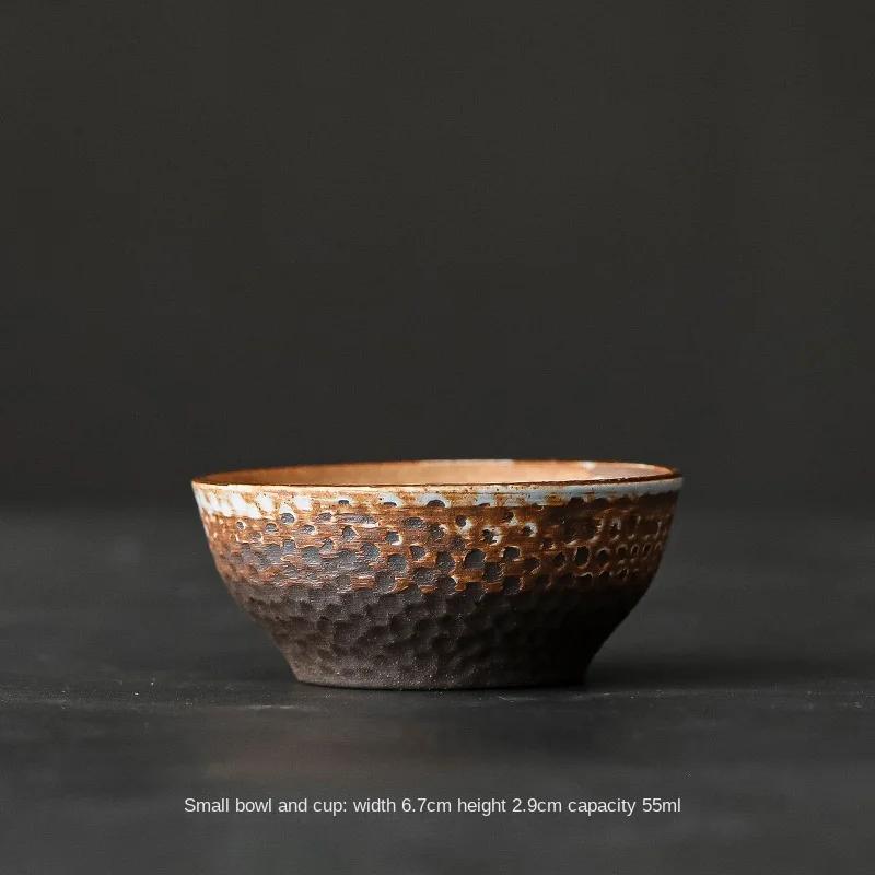 

Japanese Style Handmade Stoneware Shadow White Tea Cup Ceramic Kung Fu Tea Cup Tea Cup Teacup Bowl Bowls Bubble Tea Cup 200ml
