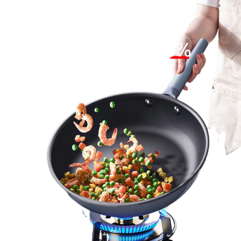 Sanhe 304 Stainless Steel Non-Coated Frying Pan