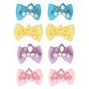 20pcs Dog Pet Puppy Crown Hair Bows Rubber Bands Grooming Accessories